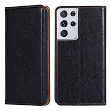Load image into Gallery viewer, Leather Magnet Flip Wallet Phone Case For Samsung Galaxy - Casekis
