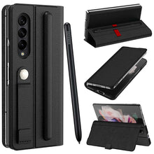 Load image into Gallery viewer, Casekis Leather Case With S Pen for Galaxy Z Fold 3 5G
