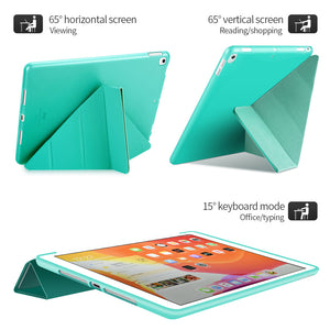 Leather Silicone Soft Back Cover Case For iPad - Casekis