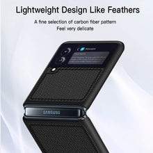 Load image into Gallery viewer, Z Flip 3 5G Carbon Fiber Pattern Phone Case - Casekis
