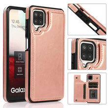 Lade das Bild in den Galerie-Viewer, Casekis Cardholder Leather Wallet Phone Case For Galaxy A12
