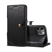 Load image into Gallery viewer, Casekis Flip Leather Phone Case Black
