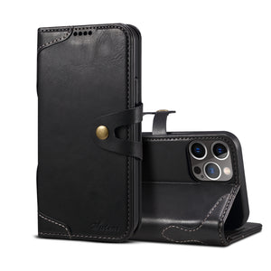 Casekis Flip Leather Phone Case Black