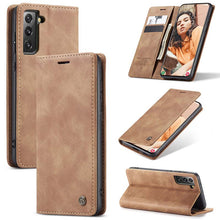 Load image into Gallery viewer, Casekis Retro Wallet Case For Galaxy S22 5G
