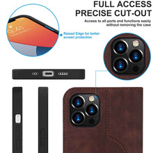 Muat gambar ke penampil Galeri, Casekis Wireless Charging Magnetic Wallet Phone Case Coffee
