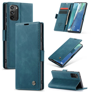 Casekis Retro Wallet Case For Galaxy Note 20