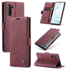 Load image into Gallery viewer, Casekis Retro Wallet Case For Galaxy Note 10
