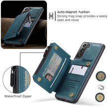 Load image into Gallery viewer, Casekis 2021 New Luxury Multifunctional Wallet Phone Case For Samsung S21 Plus 5G - Casekis
