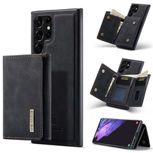 画像をギャラリービューアに読み込む, Casekis Two-in-one Magnetic Split Three-fold Wallet Phone Case For Galaxy
