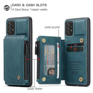 Casekis 2021 New Luxury Multifunctional Wallet Phone Case For Samsung A52 - Casekis