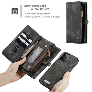 Casekis Multifunctional Wallet PU Leather Case For Apple iPhone - Casekis