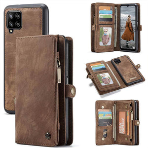 Casekis Samsung Galaxy A12 Multifunctional Wallet PU Leather Case - Casekis