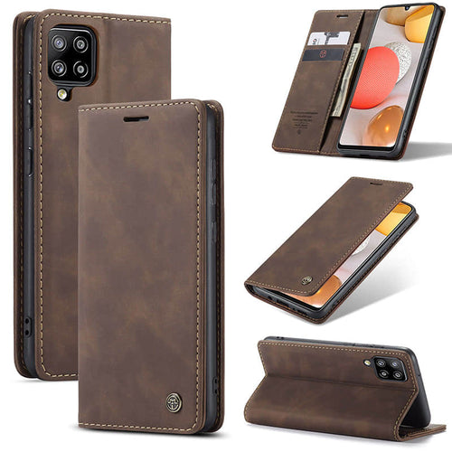 Casekis 2021 New Retro Wallet Case For Samsung Galaxy A12 - Casekis