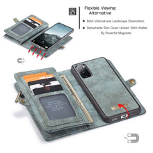 Cargar imagen en el visor de la galería, Casekis Multifunctional Wallet PU Leather Case for Galaxy S20 FE 4G/5G
