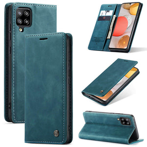 Casekis 2021 New Retro Wallet Case For Samsung Galaxy A12 - Casekis