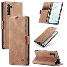 Load image into Gallery viewer, Casekis Retro Wallet Case For Galaxy Note 10
