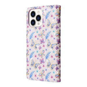 Casekis Pastoral Flowers RFID Phone Case Butterfly