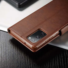 Load image into Gallery viewer, Casekis Leather Wallet Flip Case For Samsung Galaxy S20 FE - Casekis
