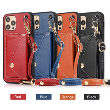 Load image into Gallery viewer, Casekis Wallet Phone Case Crossbody Leather Phone Case For iPhone
