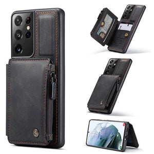 Casekis Multifunctional Wallet Phone Case For Galaxy S21 Ultra 5G