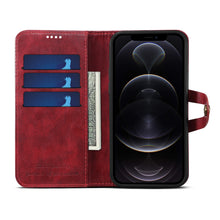 Load image into Gallery viewer, Casekis Flip Leather Phone Case Red
