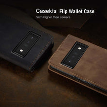 Load image into Gallery viewer, Casekis Retro Wallet Case For Pixel 6 5G
