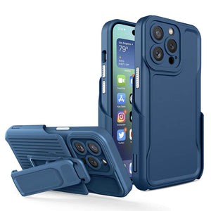Casekis Outdoor Sports Back Clip Phone Case Dark Blue
