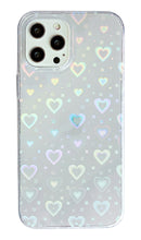 Load image into Gallery viewer, Love Heart Clear Phone Case for iPhone
