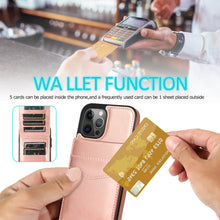 Cargar imagen en el visor de la galería, Casekis Bracket Card Slot Phone Case Rose Gold
