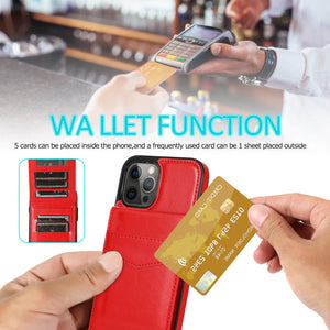 Casekis Bracket Card Slot Phone Case Red
