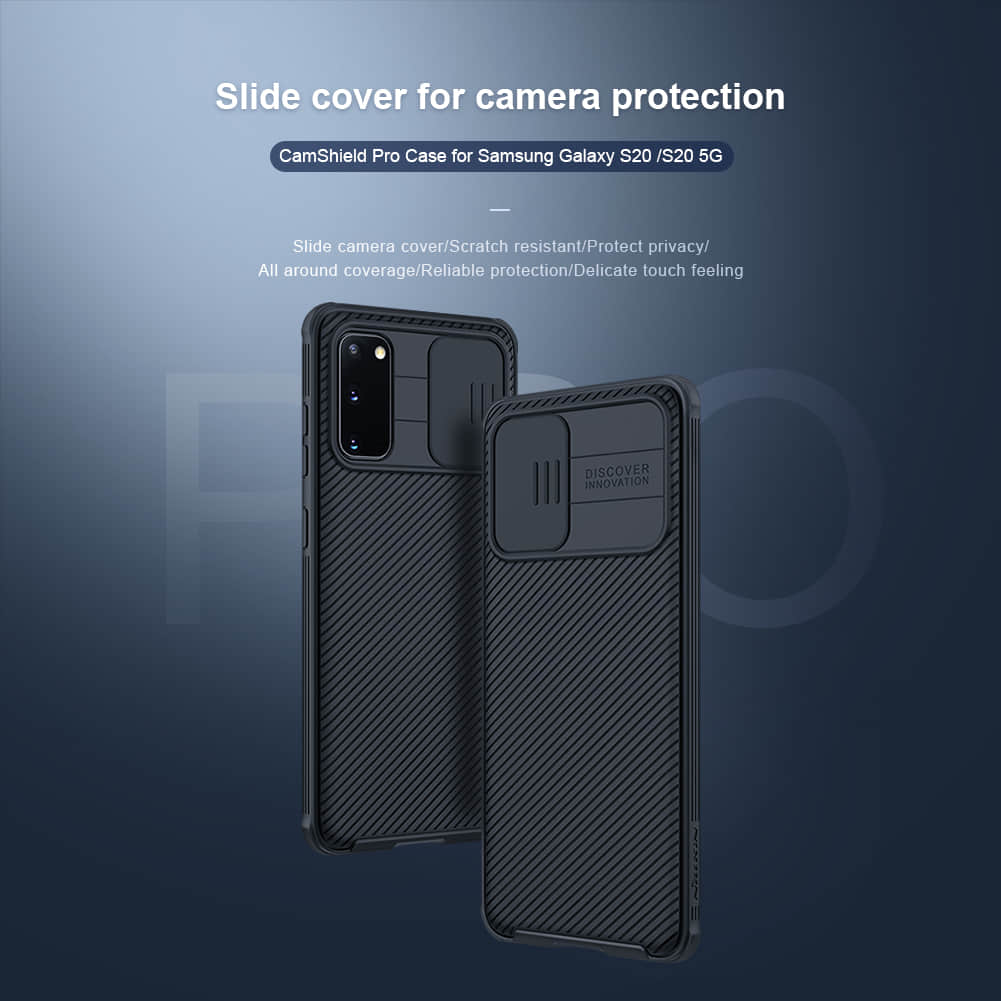 CASEKIS Luxury Slide Phone Lens Protection Case for Samsung S20 - Casekis