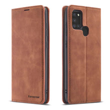 Load image into Gallery viewer, Luxury Leather Flip Wallet Case Cover For Samsung Galaxy A21s - Casekis
