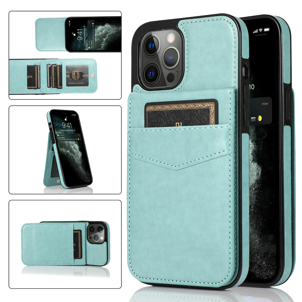 Casekis Bracket Card Slot Phone Case Green