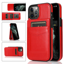 Cargar imagen en el visor de la galería, Casekis Bracket Card Slot Phone Case Red
