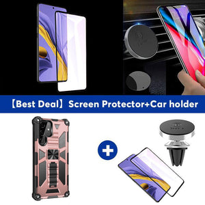 Casekis Armor Shockproof With Kickstand For Galaxy S22 Ultra 5G