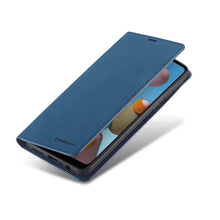 Load image into Gallery viewer, Luxury Leather Flip Wallet Case Cover For Samsung Galaxy A21 - Casekis
