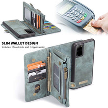 Load image into Gallery viewer, Casekis Multifunctional Wallet PU Leather Case for Galaxy S20 Plus
