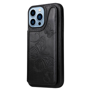 Casekis Embossed Butterfly Phone Case Black