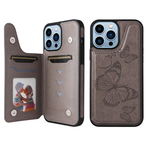 Casekis Embossed Butterfly Phone Case Gray
