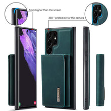 Load image into Gallery viewer, Casekis Two-in-one Magnetic Split Three-fold Wallet Phone Case For Galaxy
