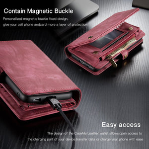 Casekis Wallet PU Leather Case for Galaxy S22 Plus 5G