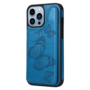 Casekis Embossed Butterfly Phone Case Blue