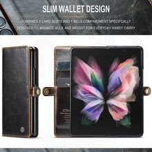 Load image into Gallery viewer, Casekis Luxury Flip Leather Card Slots Phone Case for Galaxy Z Fold 4 5G
