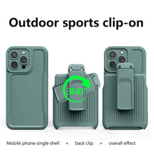 Load image into Gallery viewer, Casekis Outdoor Sports Back Clip Phone Case Dark Green
