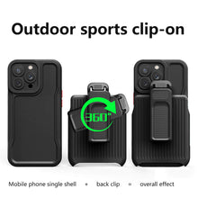 Load image into Gallery viewer, Casekis Outdoor Sports Back Clip Phone Case Black
