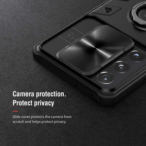 Casekis 2021 Luxury Sliding Lens Protection ring holder case for Samsung Galaxy S21 Series - Casekis