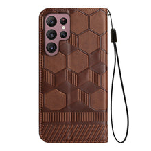 Load image into Gallery viewer, Casekis Polygonal Pattern Wallet Phone Case Coffee
