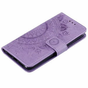 Casekis Sunflower Embossed Wallet Phone Case For iPhone - Casekis