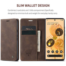 Load image into Gallery viewer, Casekis Retro Wallet Case For Pixel 6 5G
