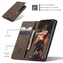 Load image into Gallery viewer, Casekis Retro Wallet Case For Galaxy S22 Plus 5G
